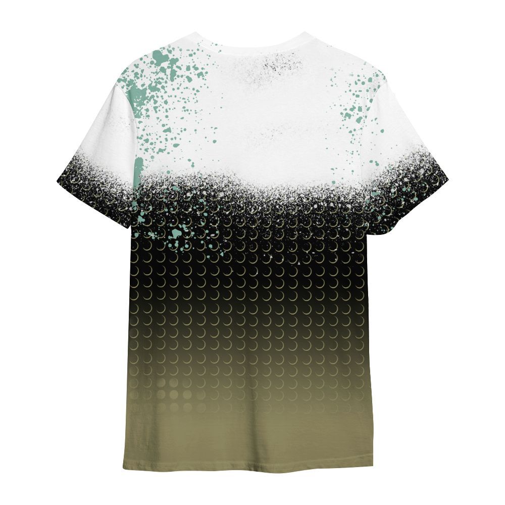 Shirt To Match Dunk Low Suede Olive Aura - Halftone Time Is Money All Over Print