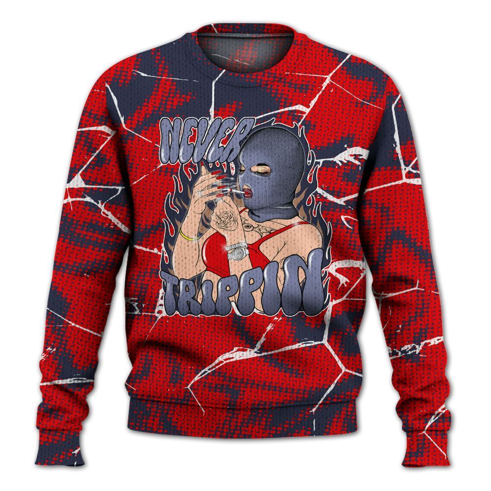 Knitted Sweater To Match Low OG Howard Bison 1s - Ne'er Trippin' Unique Crack