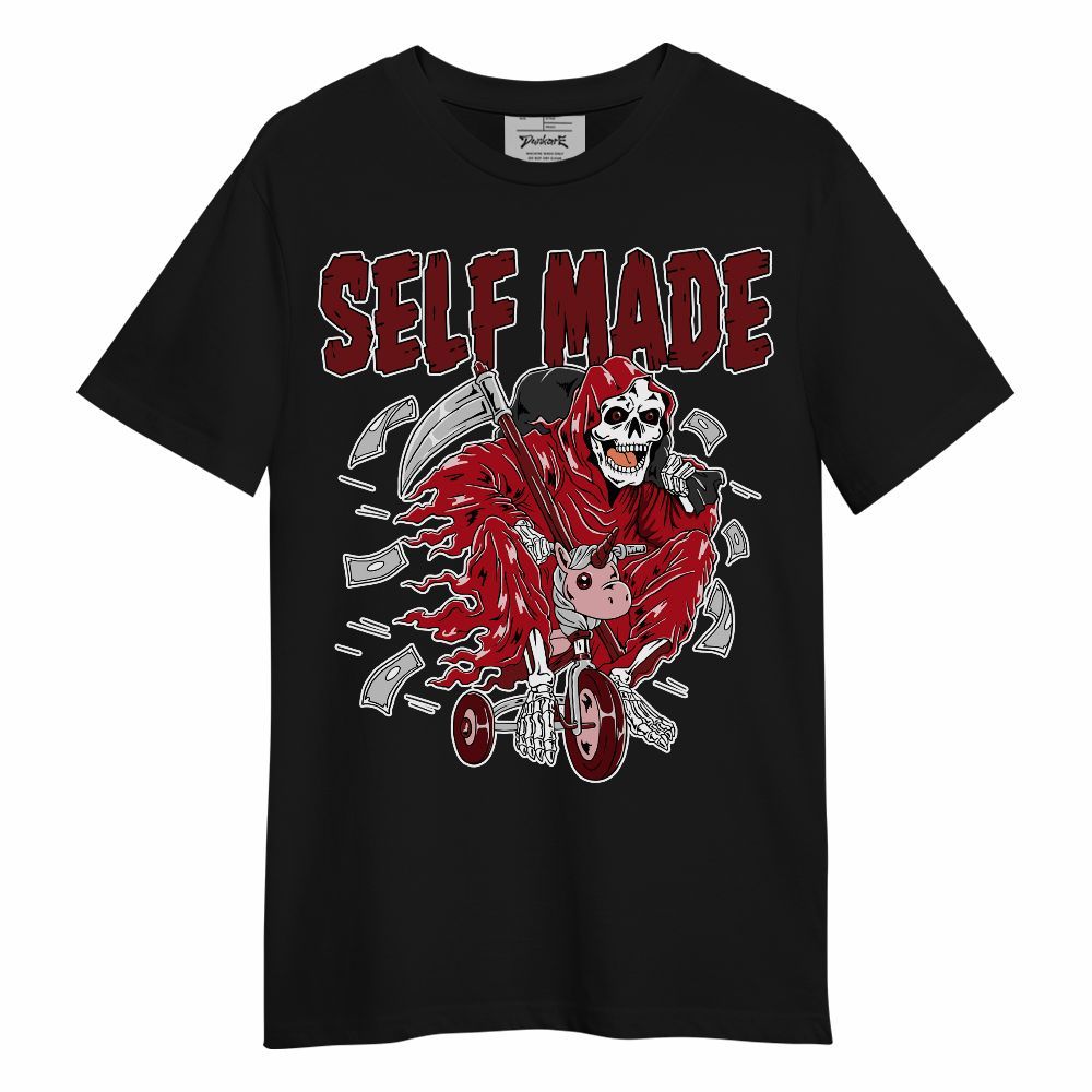 Shirt To Match Bred Velvet 11s - Self Make Skeleton Unisex Shirt