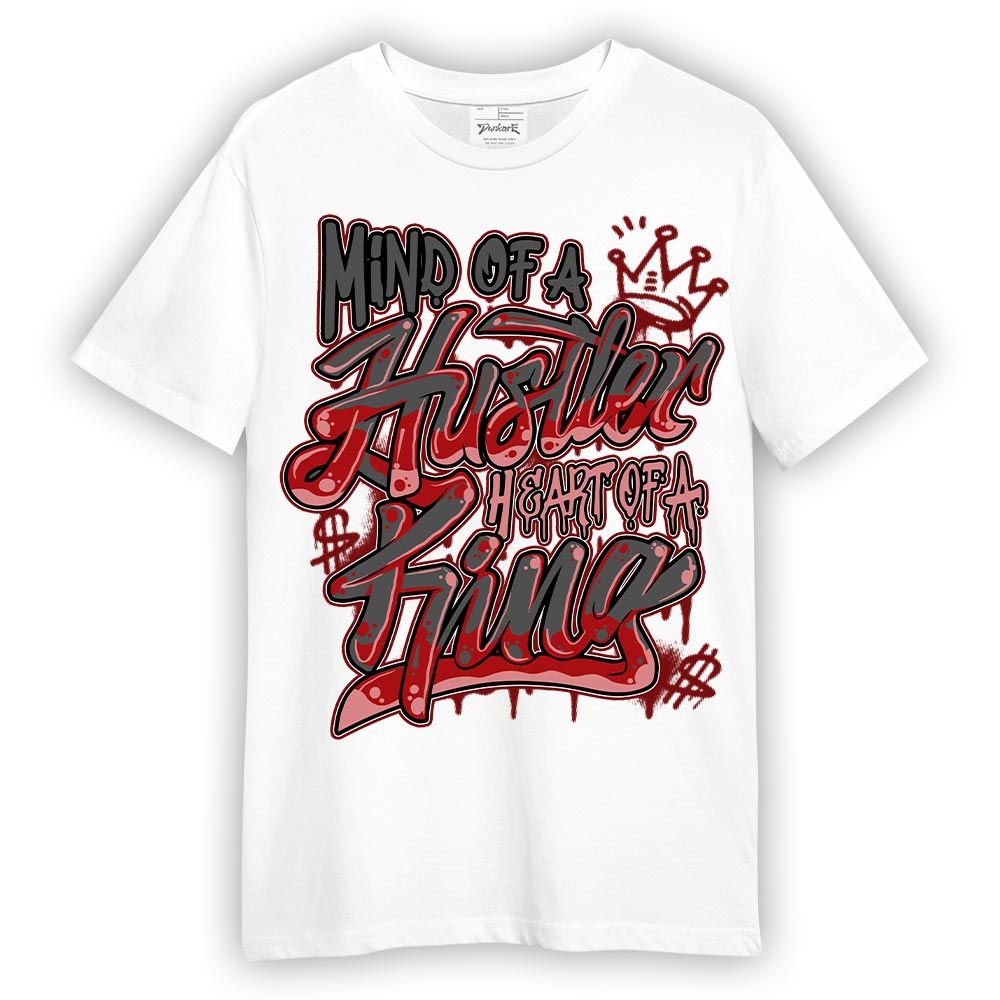 Shirt To Match Red Taxi 12s T-- Mind Of Hustlers Heart King Graphic T-Shirt Unisex