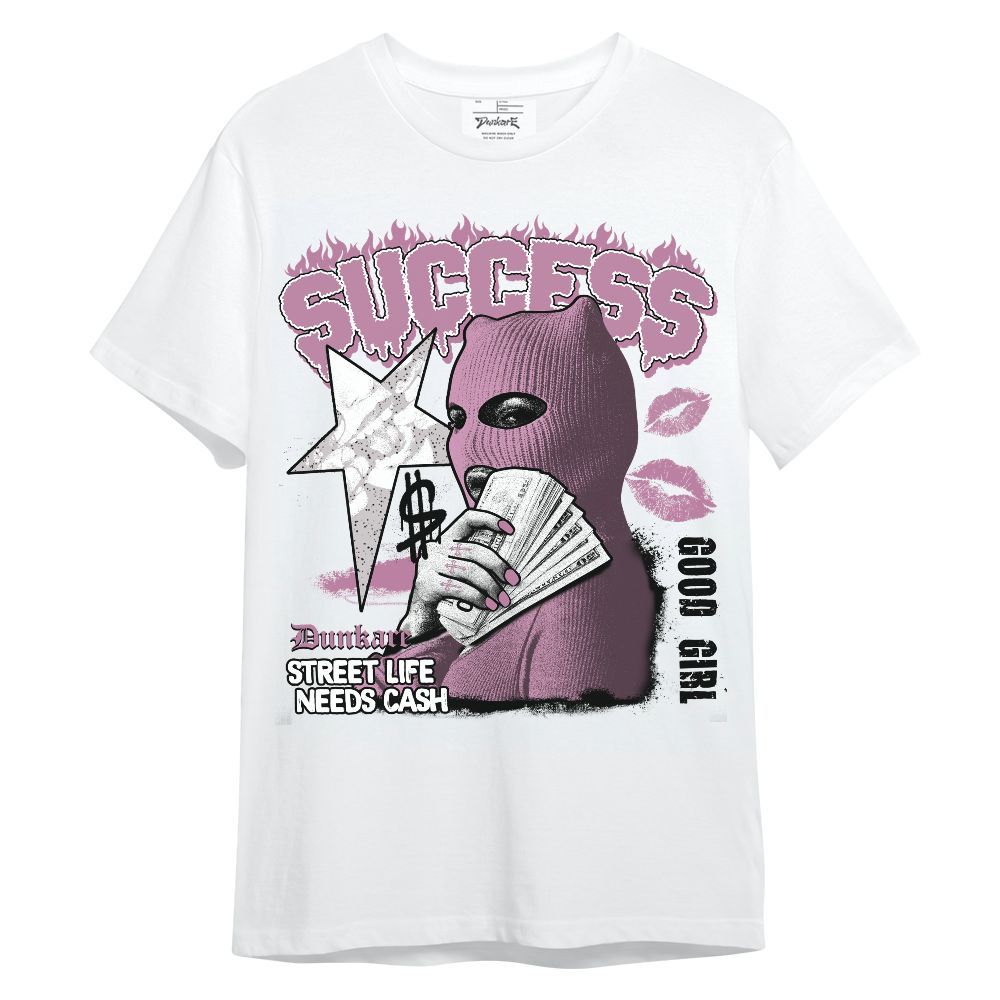 Shirt To Match Neutral Grey Black White Orchid 4s - Success Money Good Girl Unisex Shirt