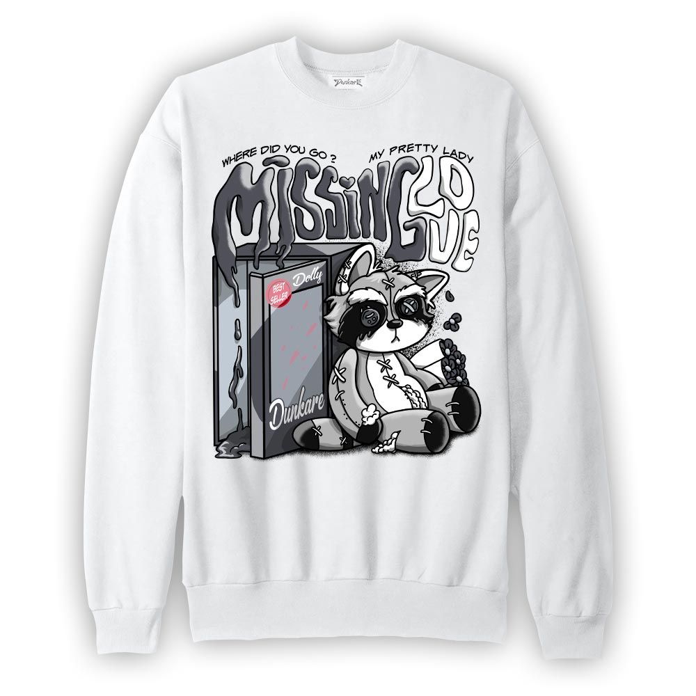 Sweatshirt To match Sweatshirt Missing Love Raccoon, Reverse Oreo 6s, To Match Sneaker Reverse Oreo 6s DNY