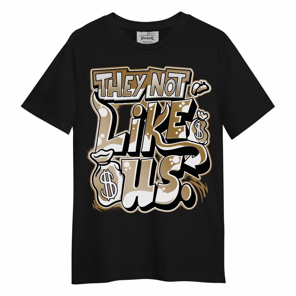 Shirt To Match Max 96 Low Black White Gold - Dislike Us Graphic
