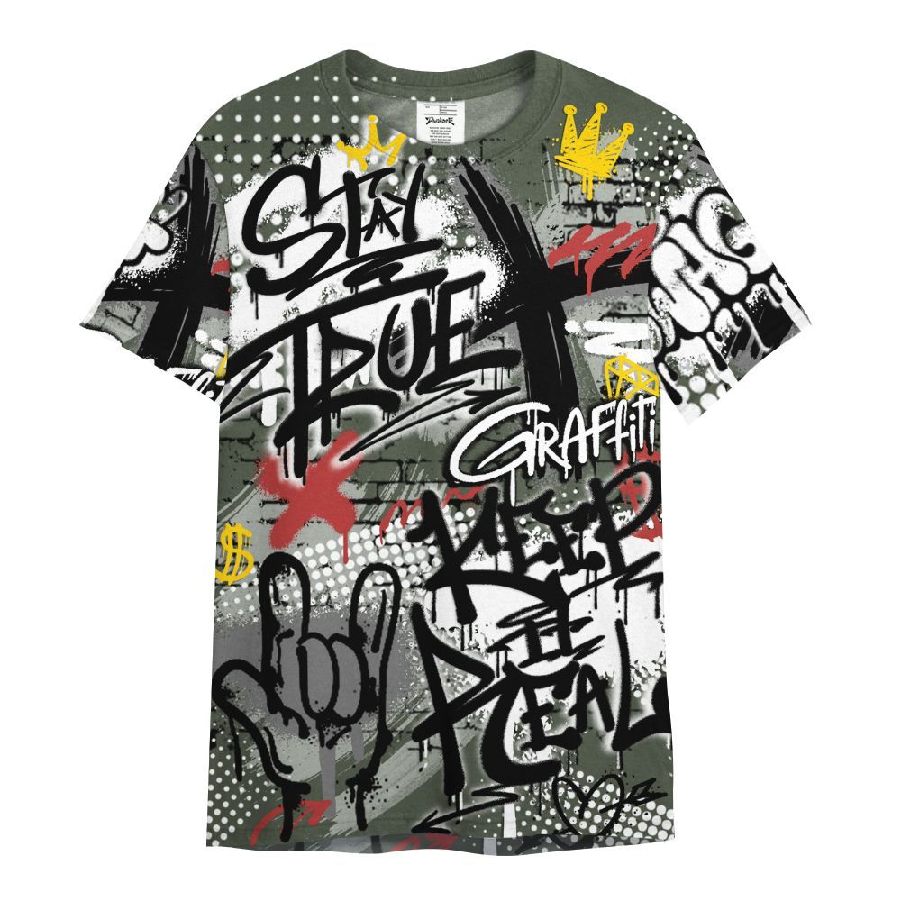 Shirt To Match Air Force 1 Low Year Of The Snake Shirt, True It Real Graffiti Streetwear All Over Print