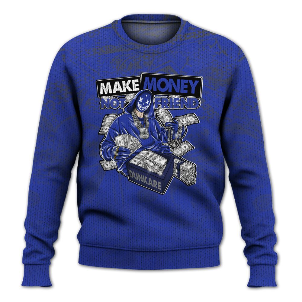 Knitted Sweater To Match Air Max Plus Black Racer Blue - Make Moneys White