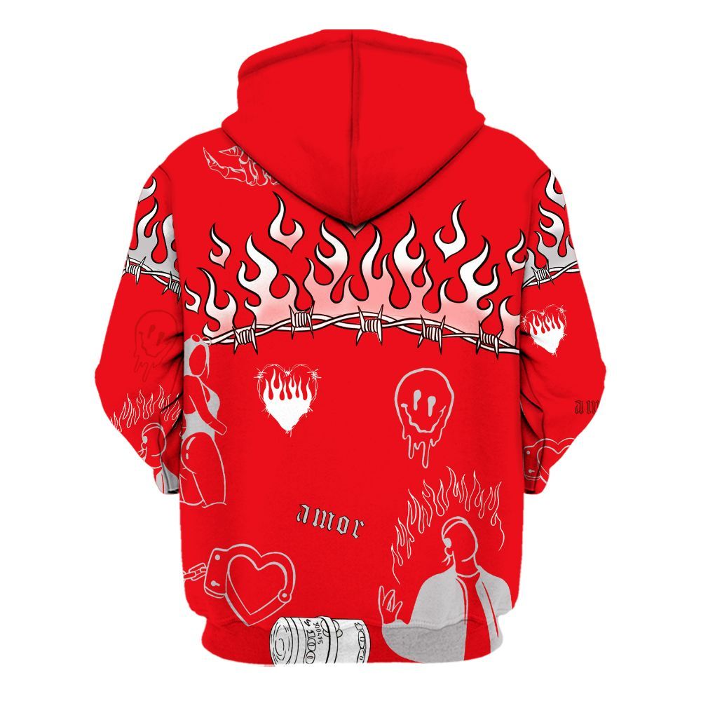 Hoodie To Match Air Max 1 Low Poly - Snake Trust No One All Over Print