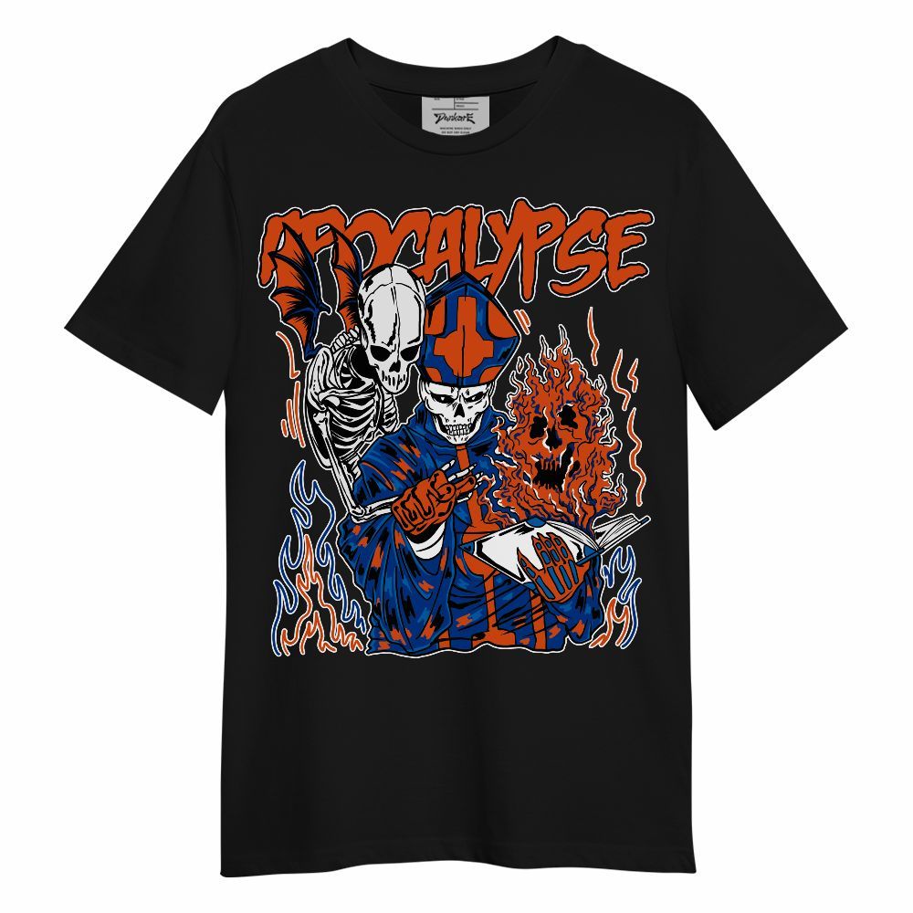 Shirt To Match Mid Knicks 1s - Apocalypse Skeleton Unisex Shirt