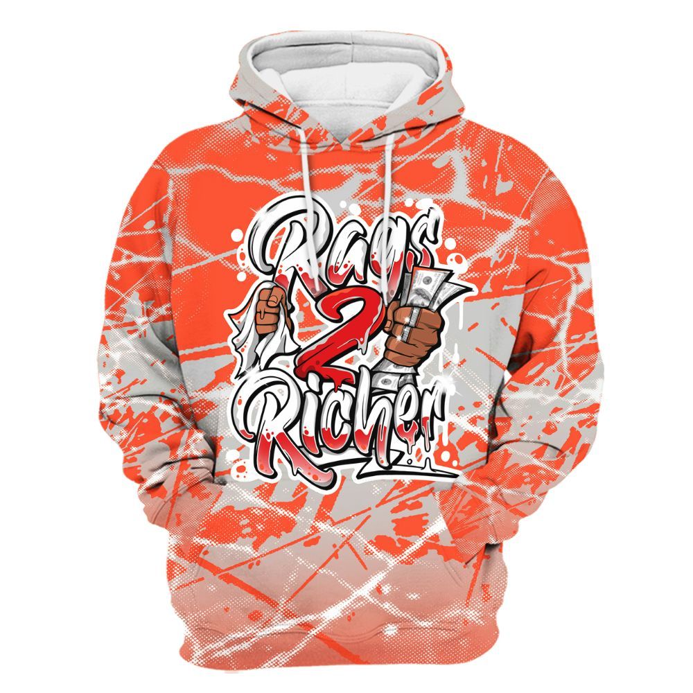 Hoodie To Match Air Max 1 86 Cosmic Clay - Rag 2 Rich Graphic All Over Print