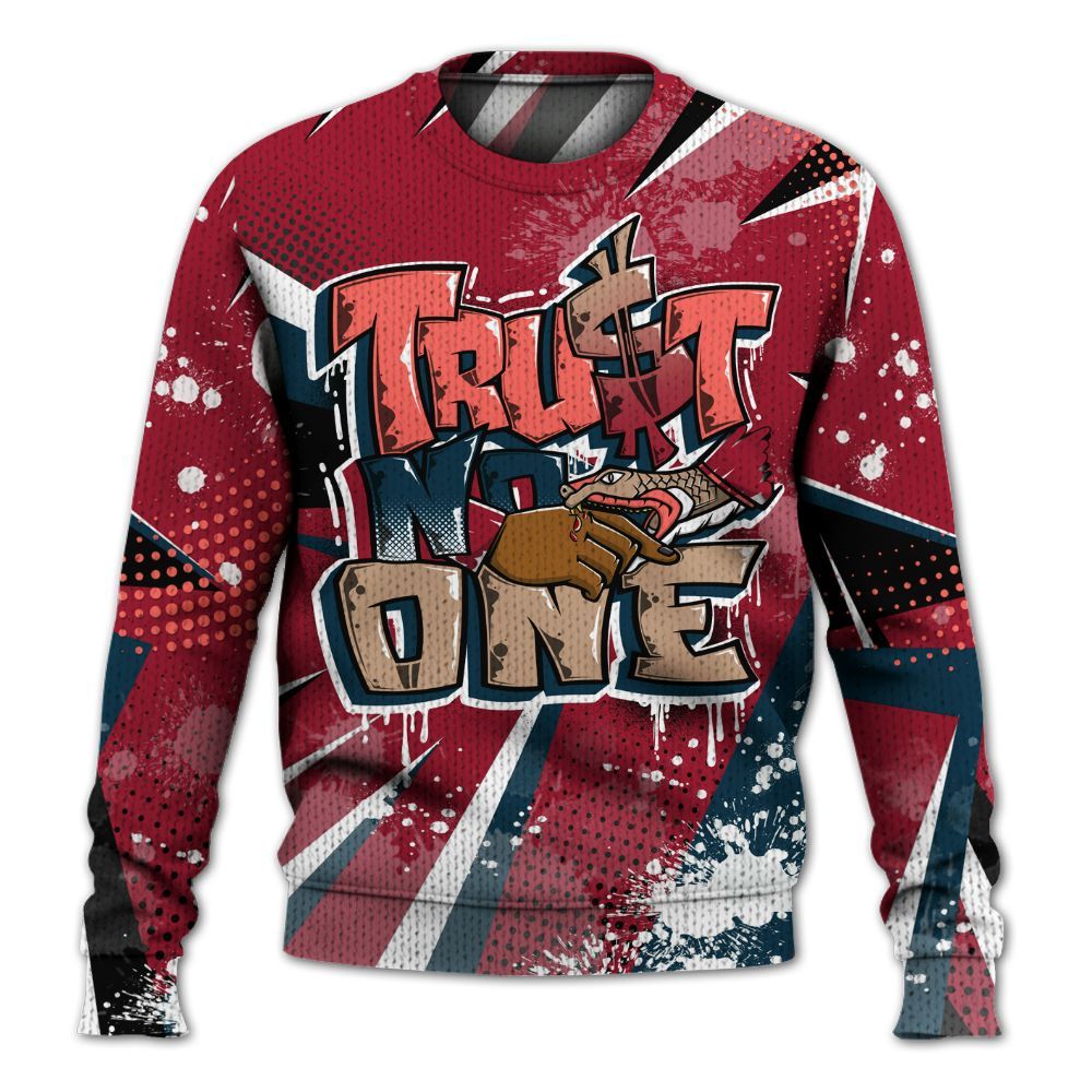 Knitted Sweater To Match Mid Multi Color 2022 1s - Poly Trust No One Dripping