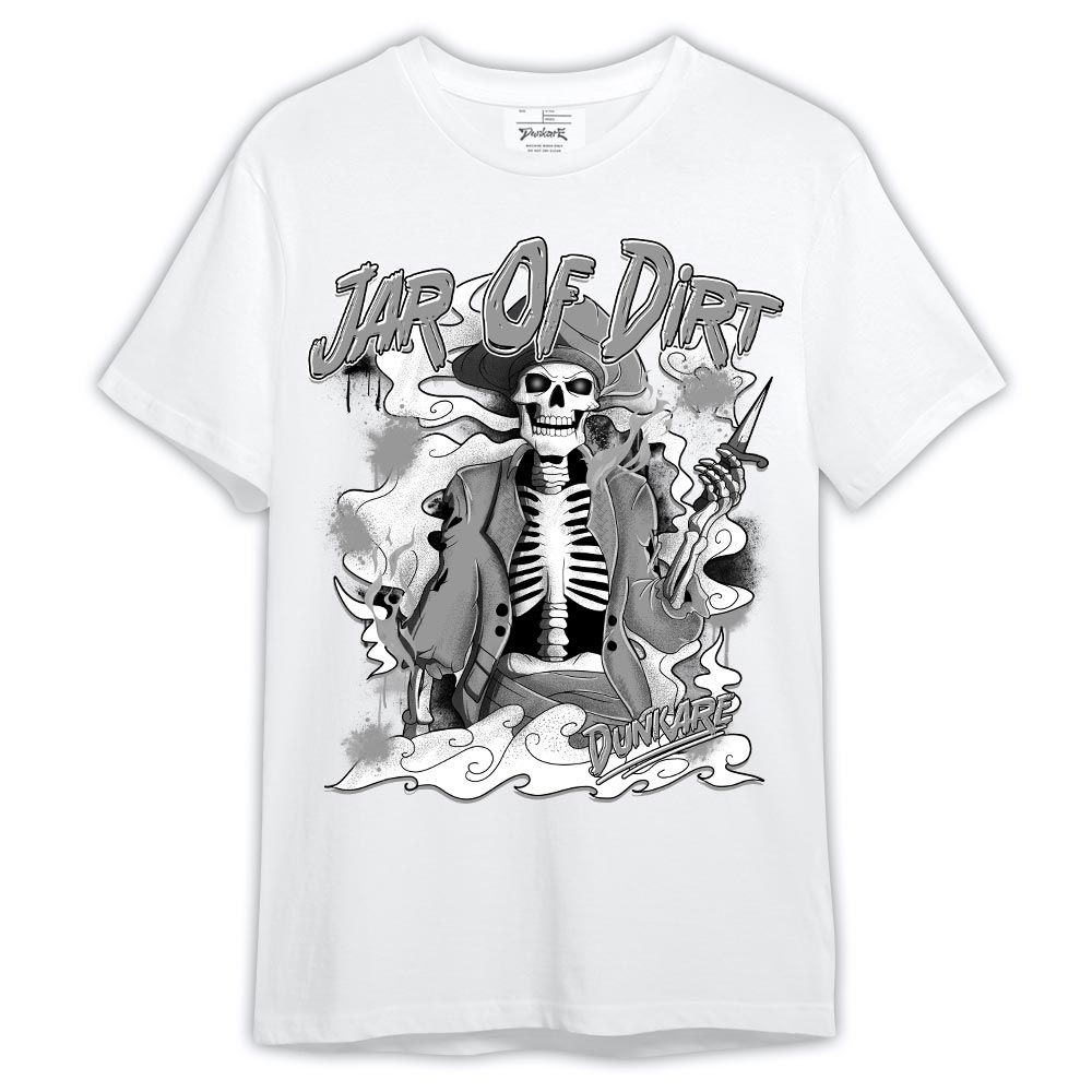 Shirt To Match Black Wolf Grey 12s - Skeleton Jar Of Dirt Shirt Outfit