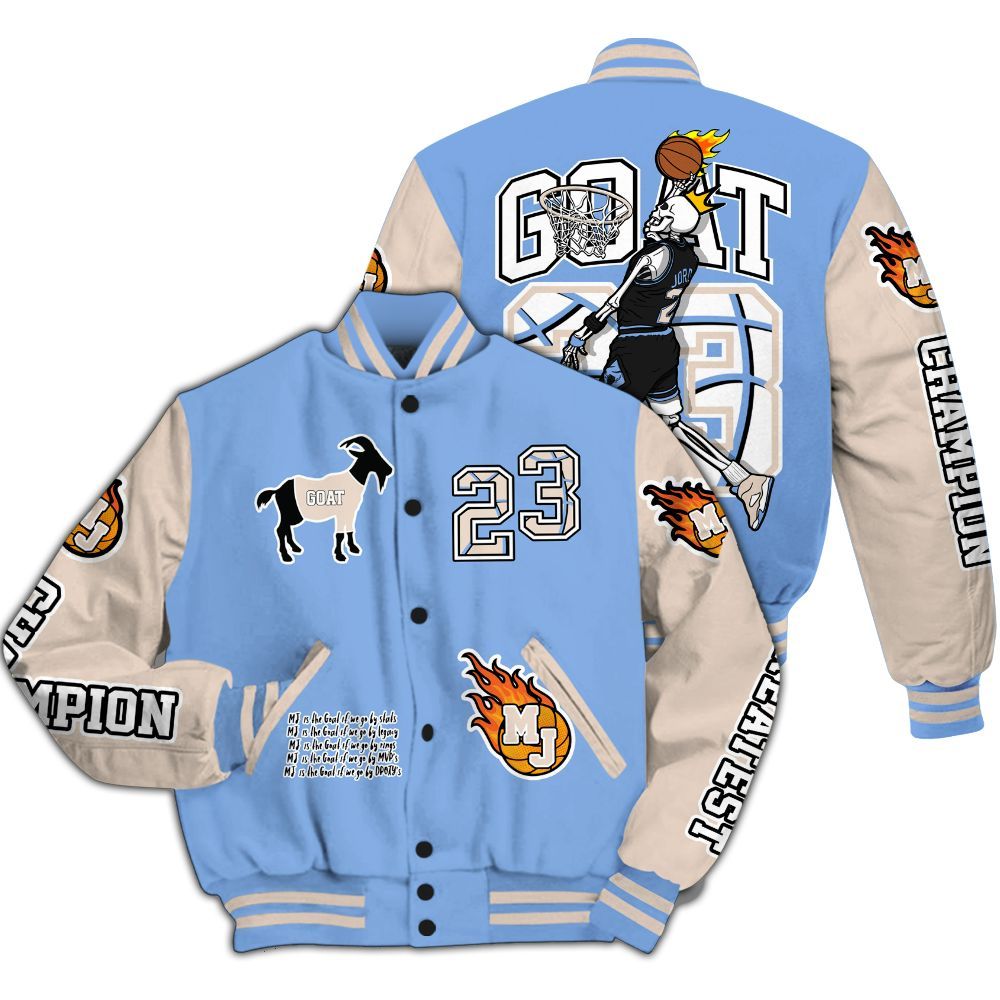 Varsity Jacket To Match Air Max 1 Royal Pulse - 23 G.0.A.T Jump Up Basketball All Over Print