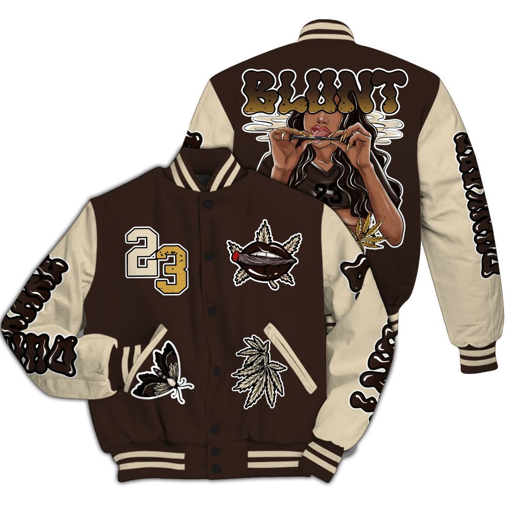 Varsity Jacket To Match 2025 Retro Earth 5s - Bluntz Unique All Over Print