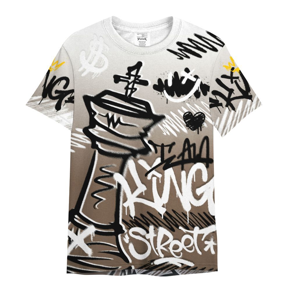 Shirt To Match Dark Mocha Jack - Street King Chess Streetwear All Over Print