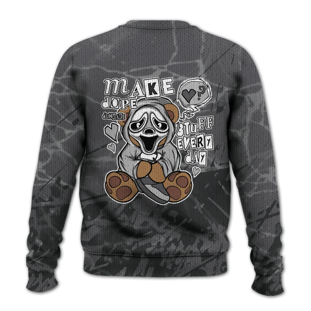 Knitted Sweater To Match White Thunder 4s - Make Dopes Bear Profound