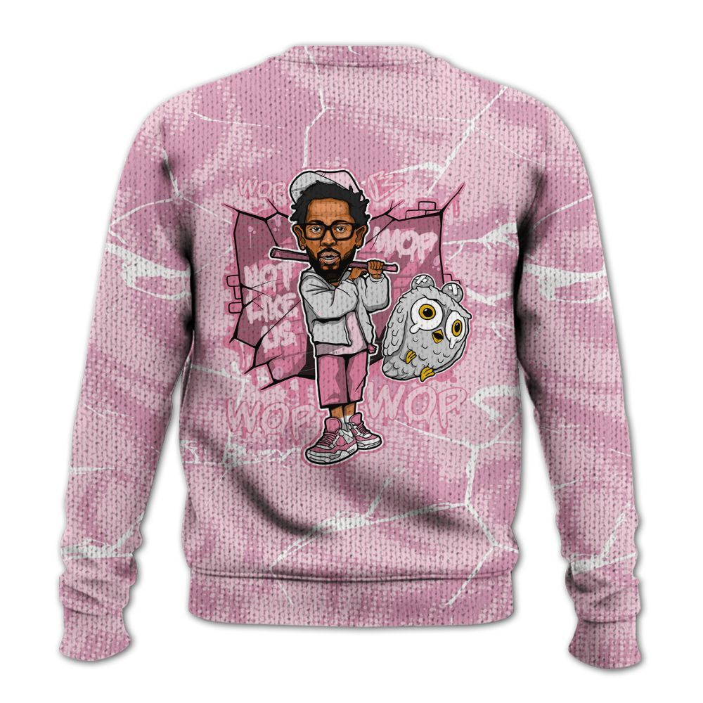 Knitted Sweater To Match Orchid 4s - None Like ComptonCity Graphic Crack