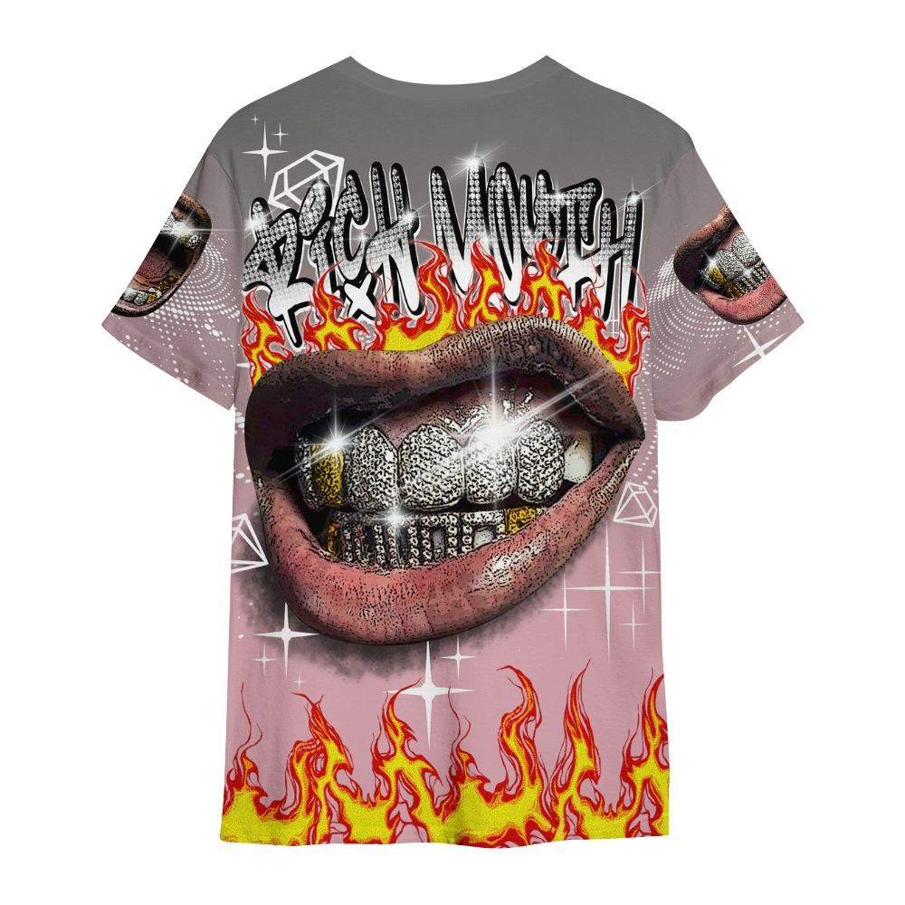 Shirt To Match Air Max DN Pink Foam - Rich Mouth Fire Rap Retro 90s All Over Print