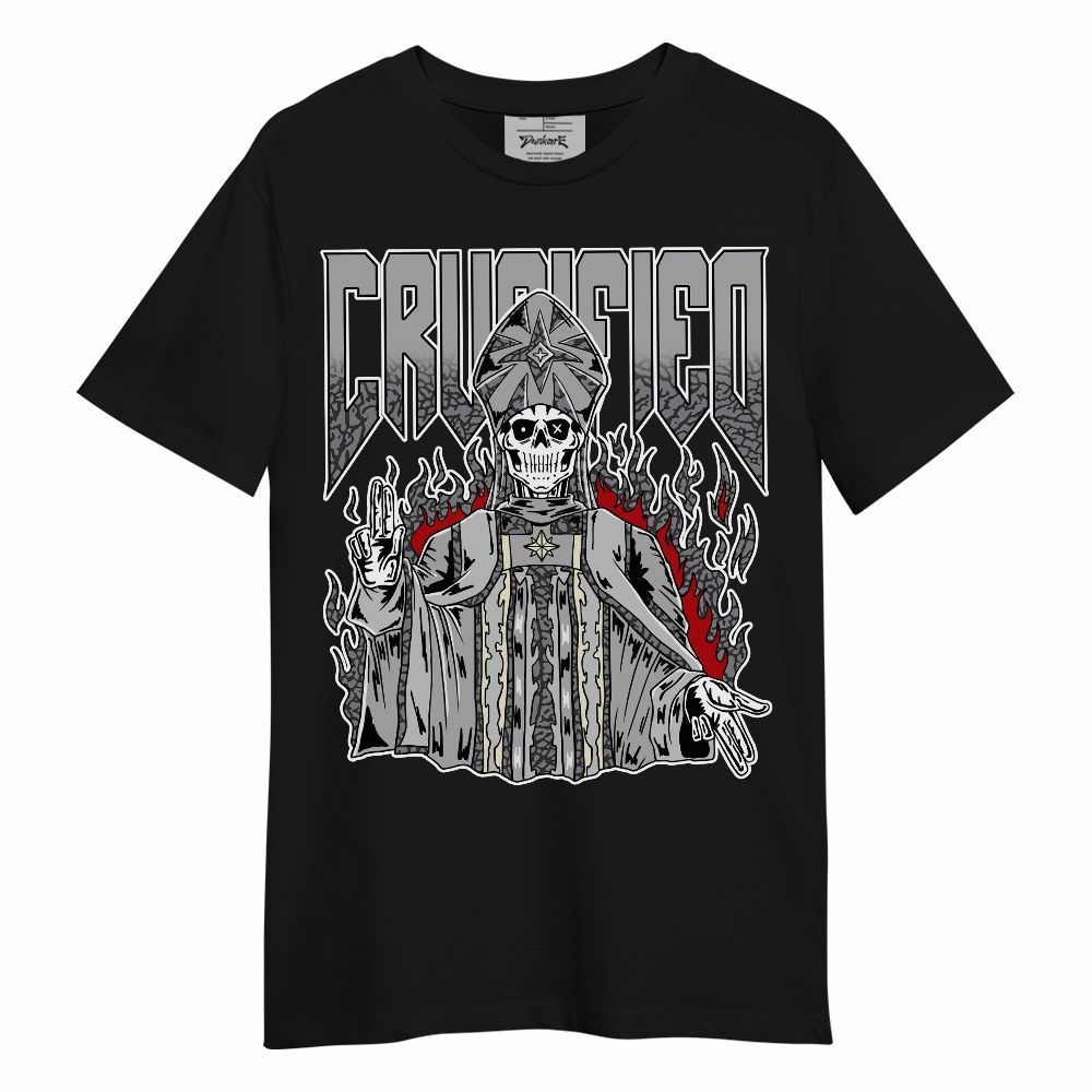 Shirt To Match Cement Grey 3s - Crucified Skeleton Unisex Shirt