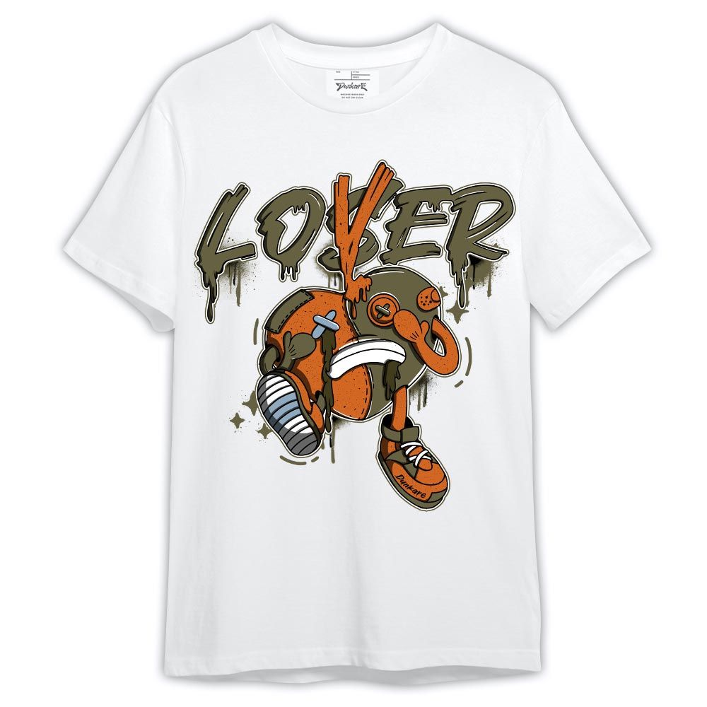 Shirt To Match Olive 5s - Graphic Loser Lover Heart Shirt Outfit