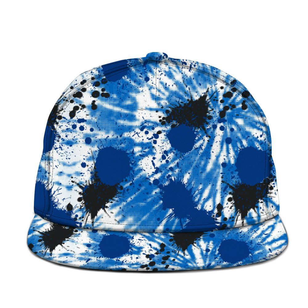 Snapback To Match Blueberry 12s - Tie Dye Graphic