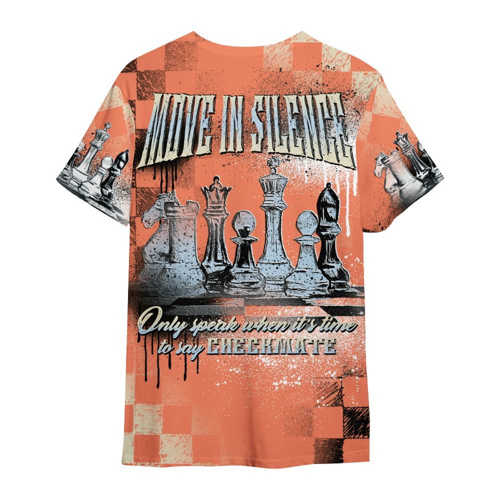 Shirt To Match DJ Khaled Crimson Bliss 5s - Chess Move In Silence All Over Print