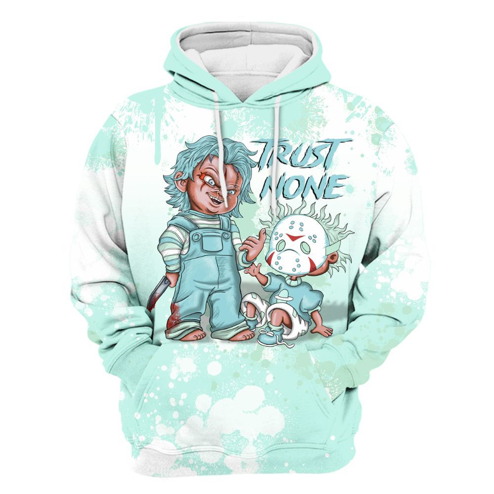 Hoodie To Match Retro Low Igloo 11s - Trust No One Scary All Over Print