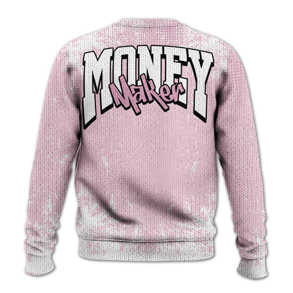 Knitted Sweater To Match Orchid 4s - Move In Silence Money Street Retro