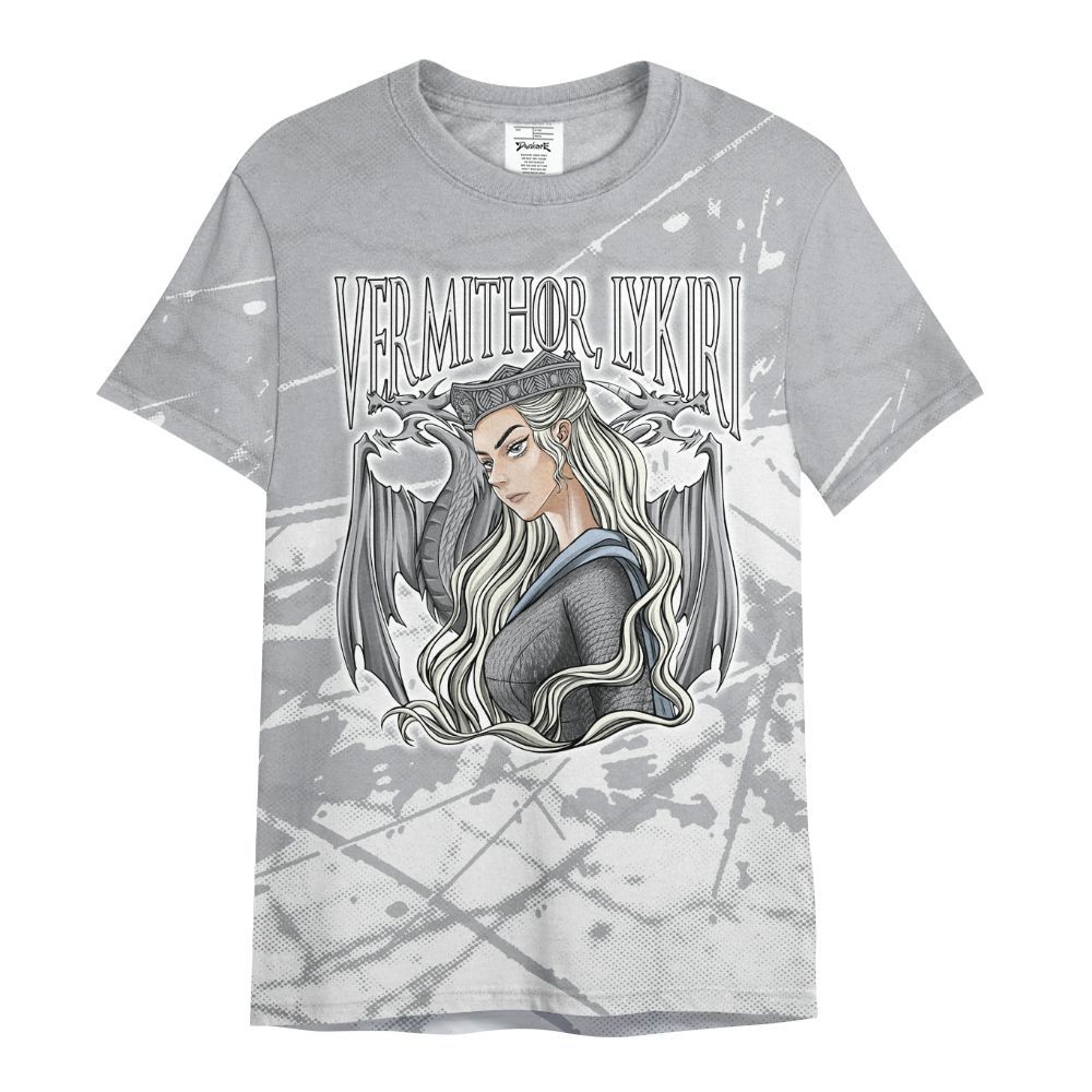 Shirt To Match Low OG Wolf Grey 1s - Dragon's Mom! Profound All Over Print