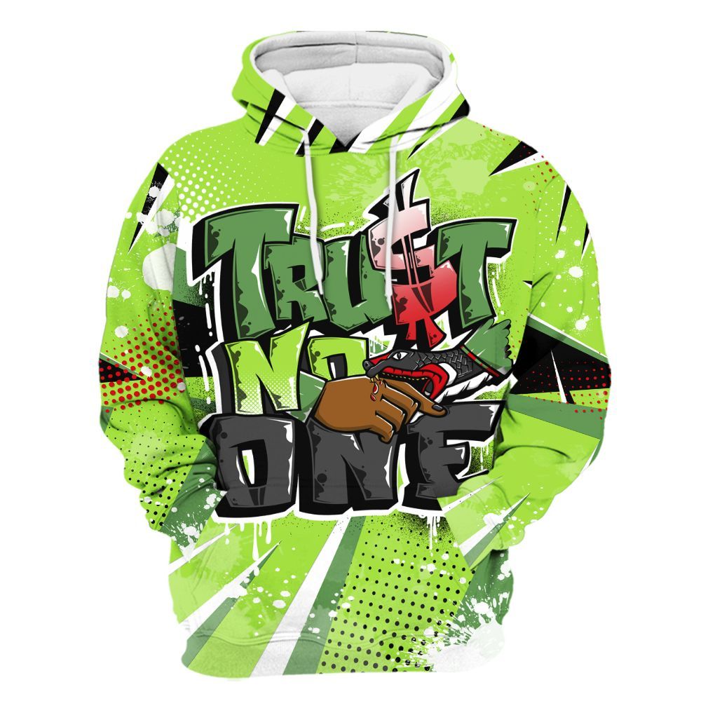Hoodie To Match Kobe 6 SE Grinch - Poly Trust No One Dripping All Over Print
