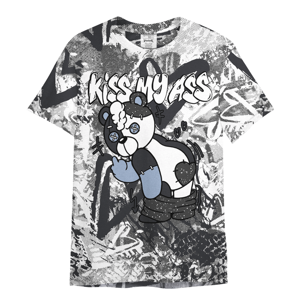 Shirt To Match Reverse Black White 6s, Kiss My Hugz Heart Grunge Graphics Shirt Unisex