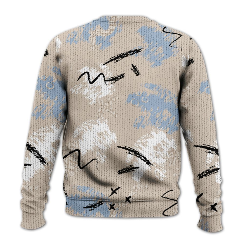 Sweater To Match Desert Sand 3s - Hustle Grind Pray Graphic Street Style Graphic