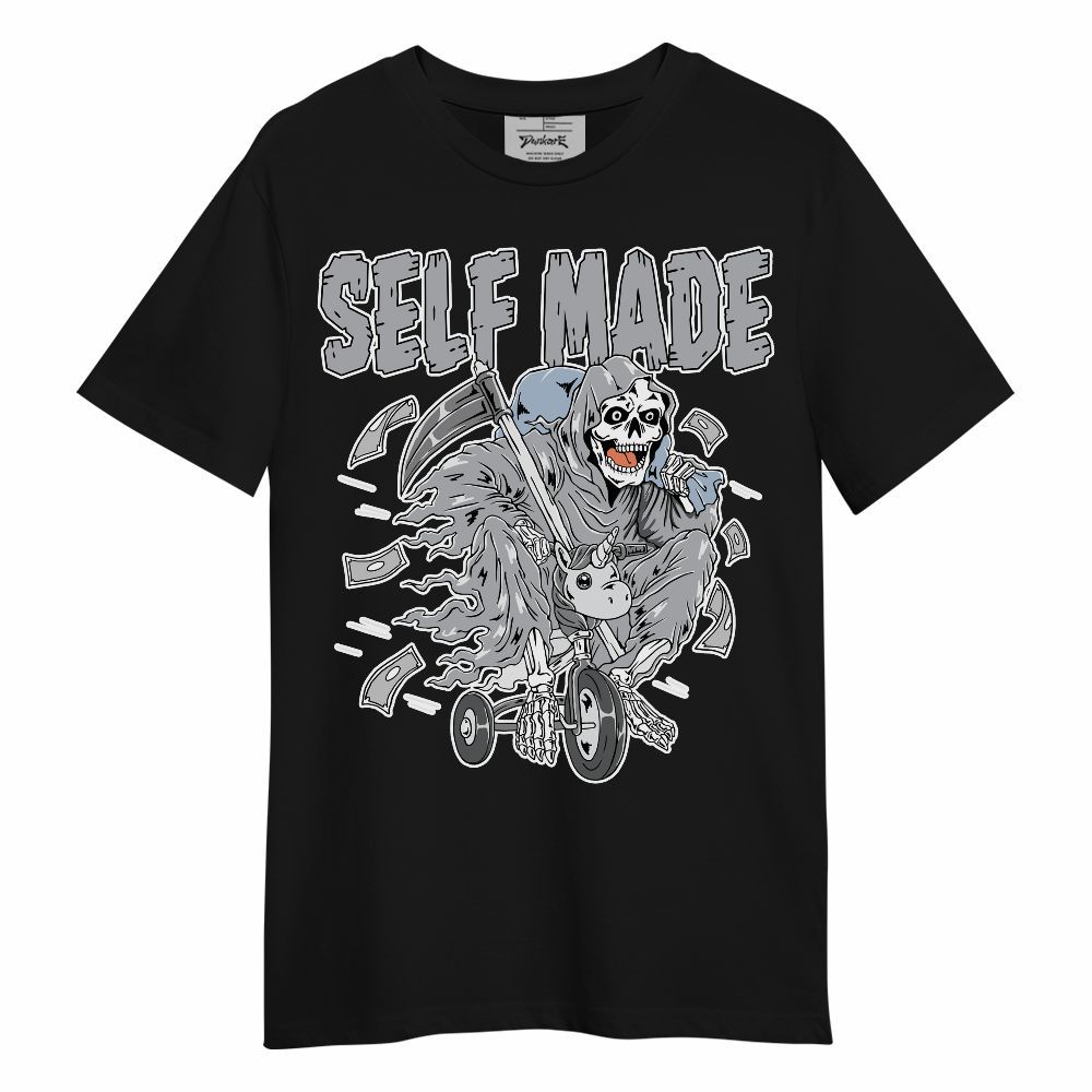 Shirt To Match Low OG Wolf Grey 1s - Self Make Skeleton Unisex Shirt