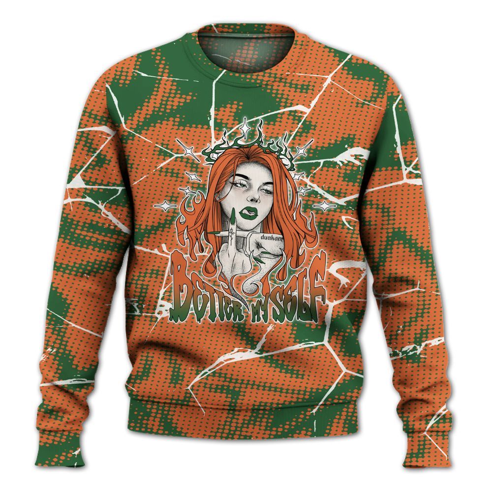 Sweatshirt To Match Low Miami 5s - My-Self Crack Unique All Over Print