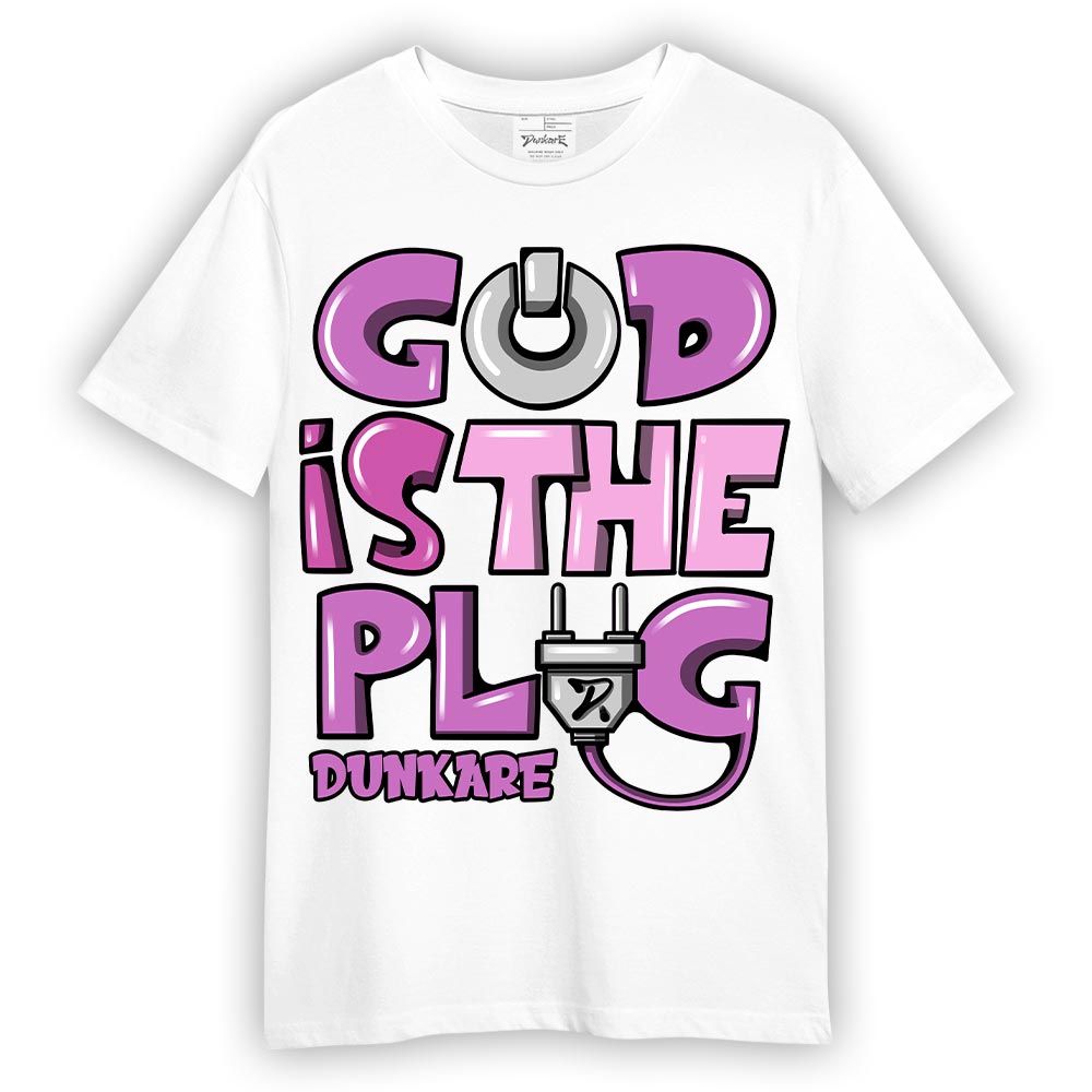 Shirt To Match Hyper Violet 4s T-- God Is The Power Cord  Graffiti T-Shirt Unisex