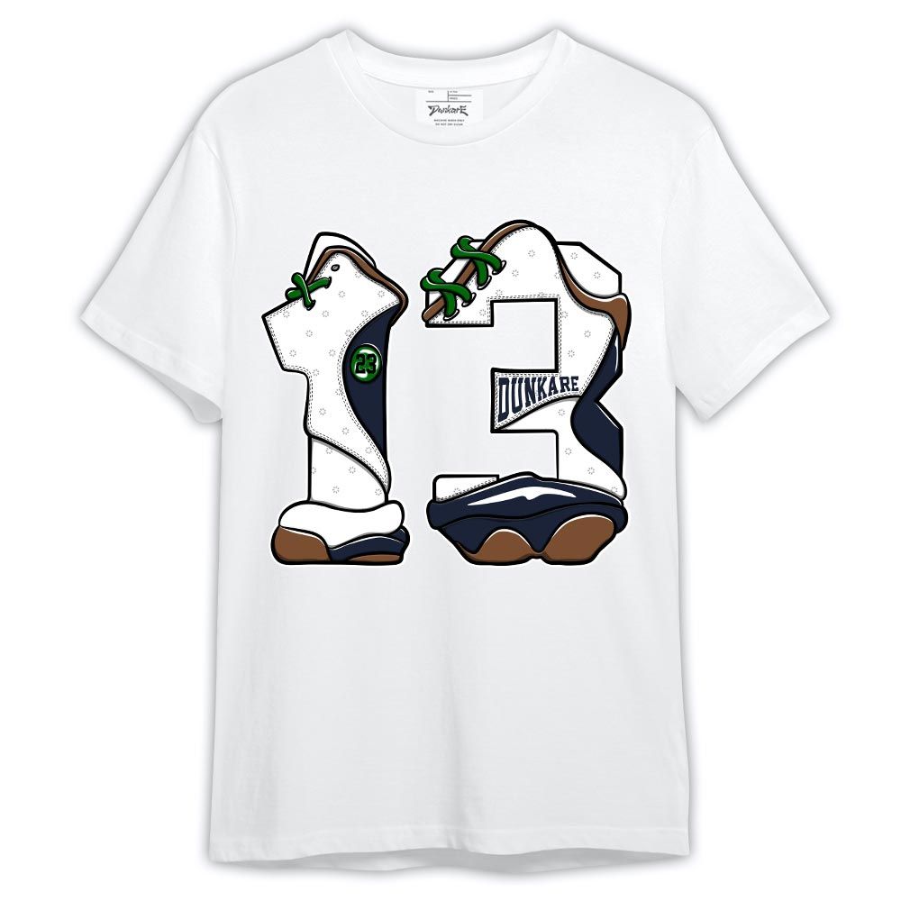 Shirt To Match Midnight Navy 13s - Number 13s Shirt Outfit