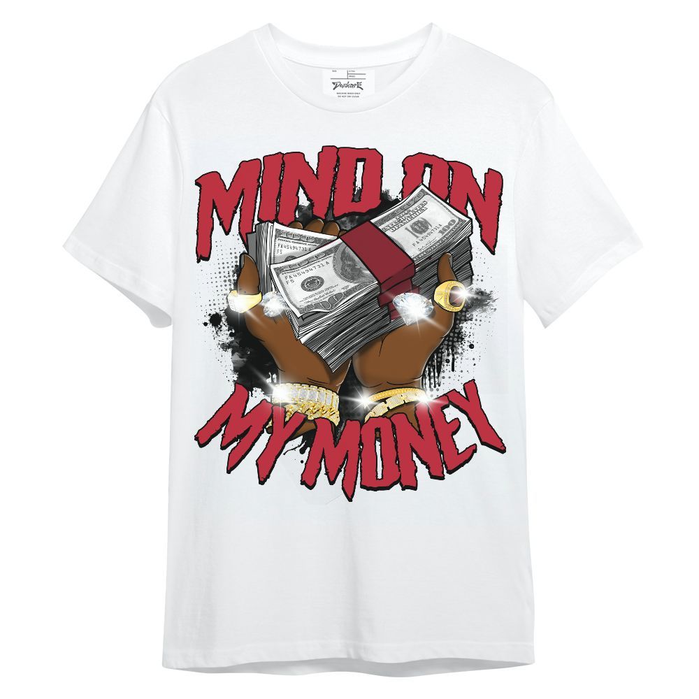 Shirt To Match Red Flint 13s - Mind On My Money Graphic Unisex Shirt