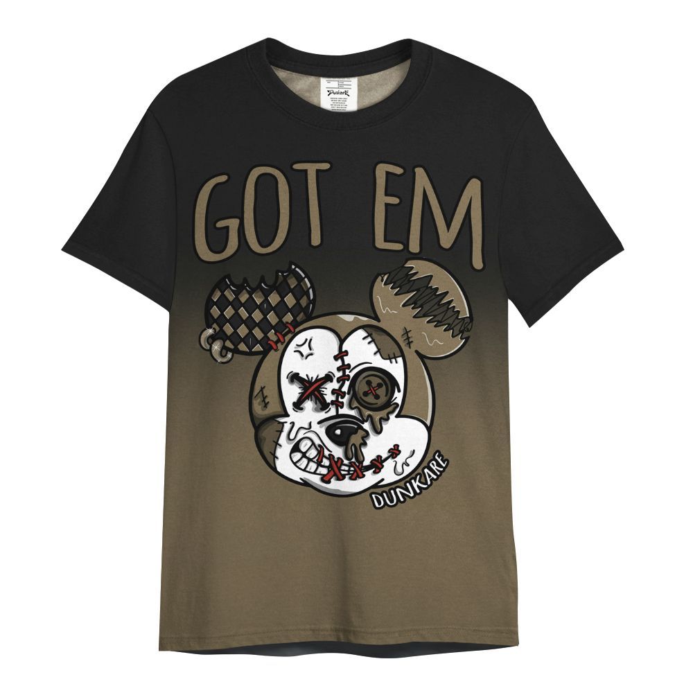 Shirt To Match Olive 9s - Got Em Dripping All Over Print