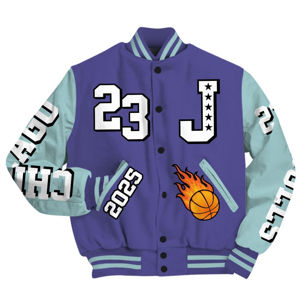 Varsity Jacket To Match Air Ship PE Hornets - Chicago 23 Basketball All Over Print