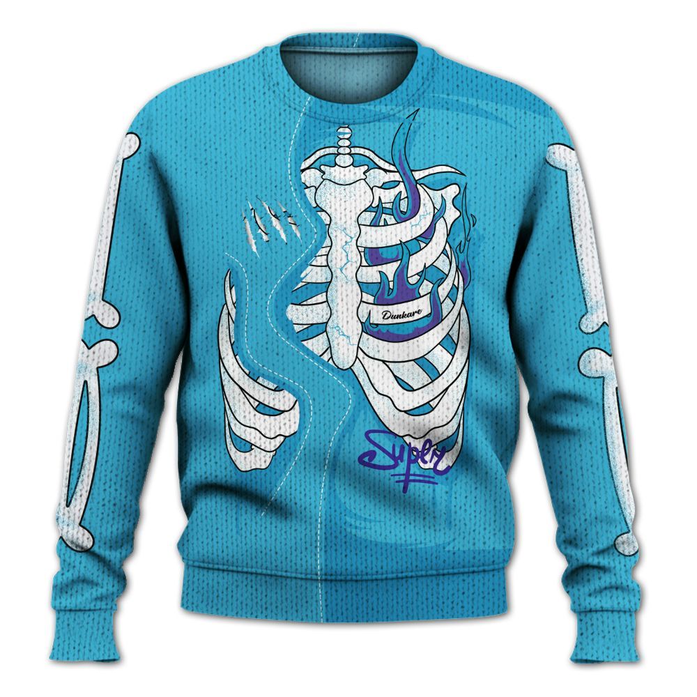 Knitted Sweater To Match Retro Aqua 6s - It's The Kick For Me