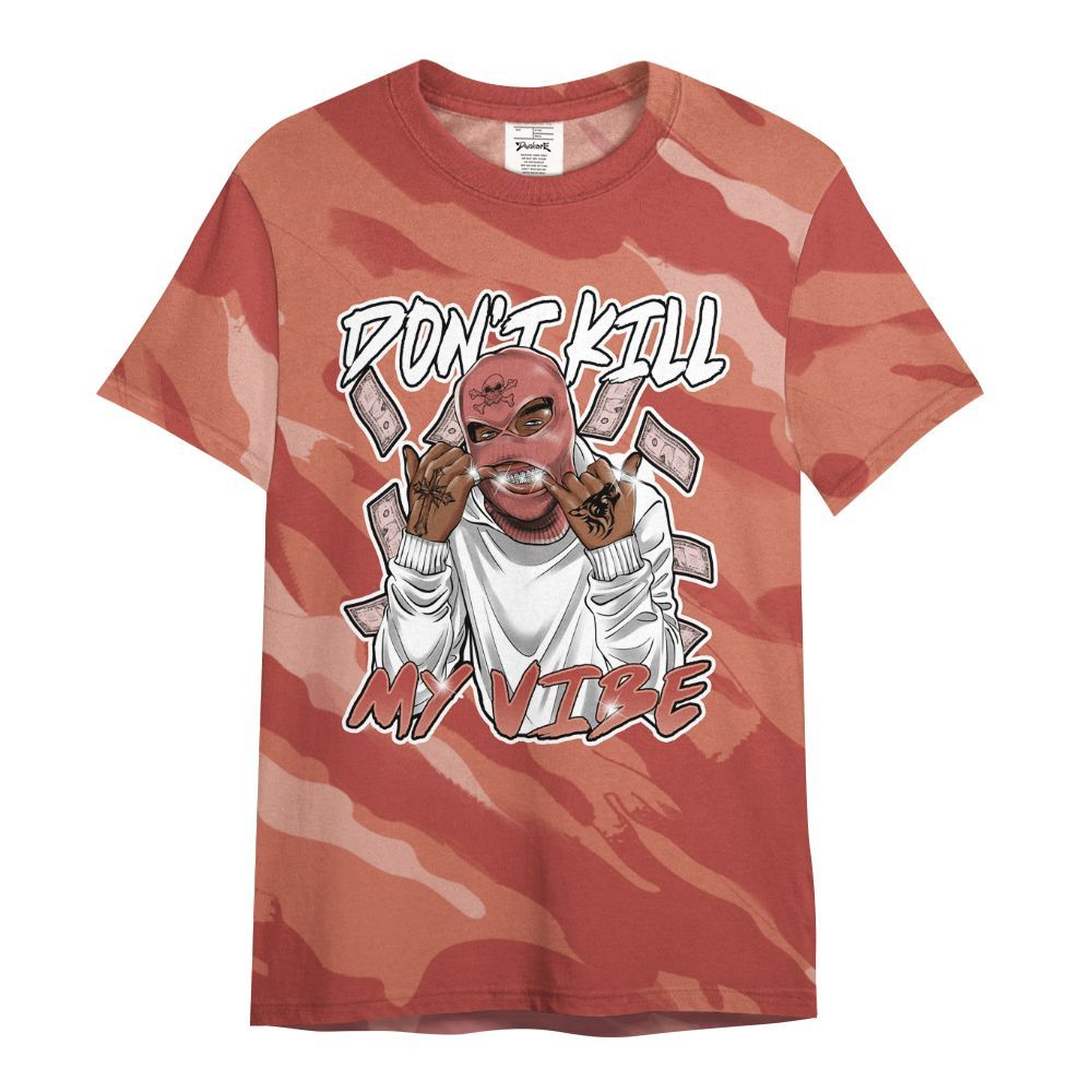 Shirt To Match Dune Red 13s - Vibe.Unique Colored All Over Print