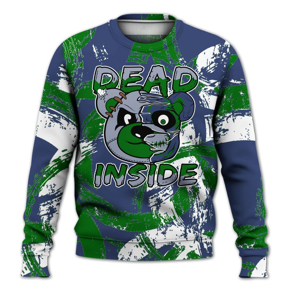 Sweatshirt To Match Midnight Navy 13s - Lifeless Bear Circle Slpash All Over Print