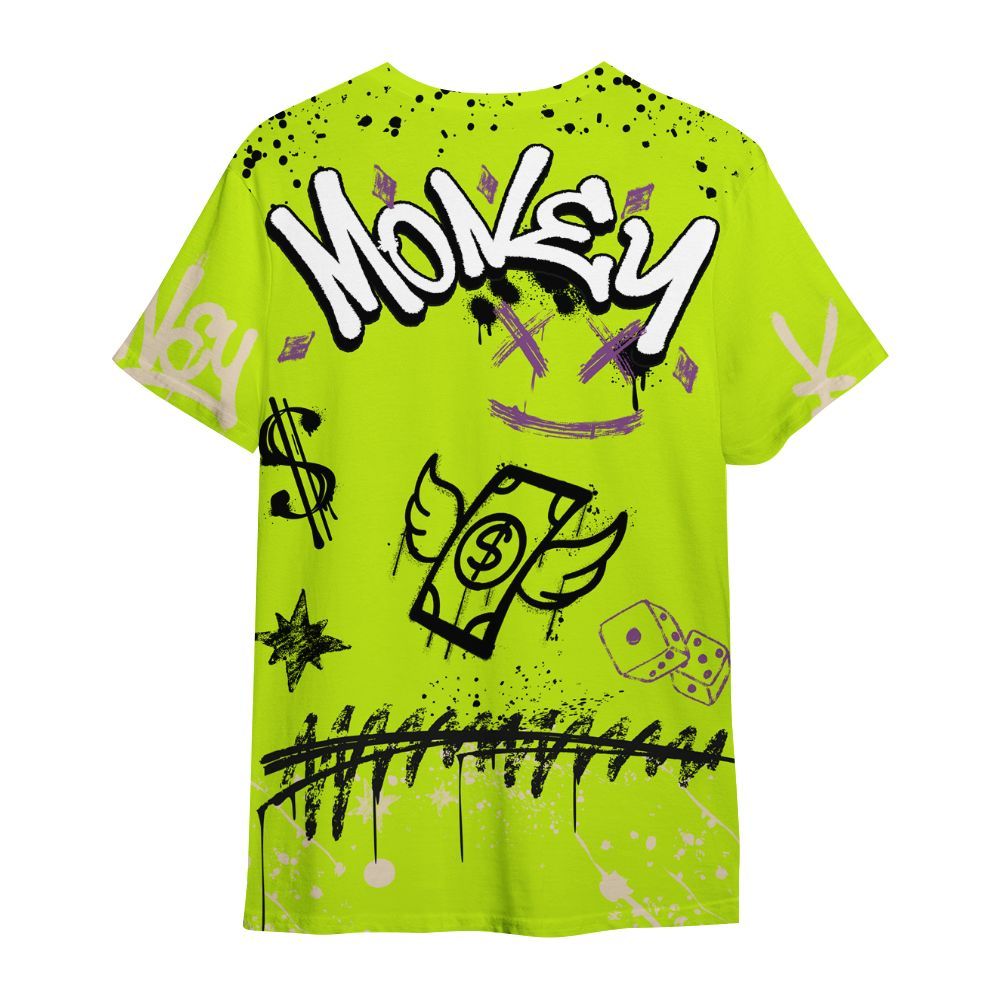 Shirt To Match GS Black Barely Volt 11s - Everybody Paid In Full Crayon All Over Print
