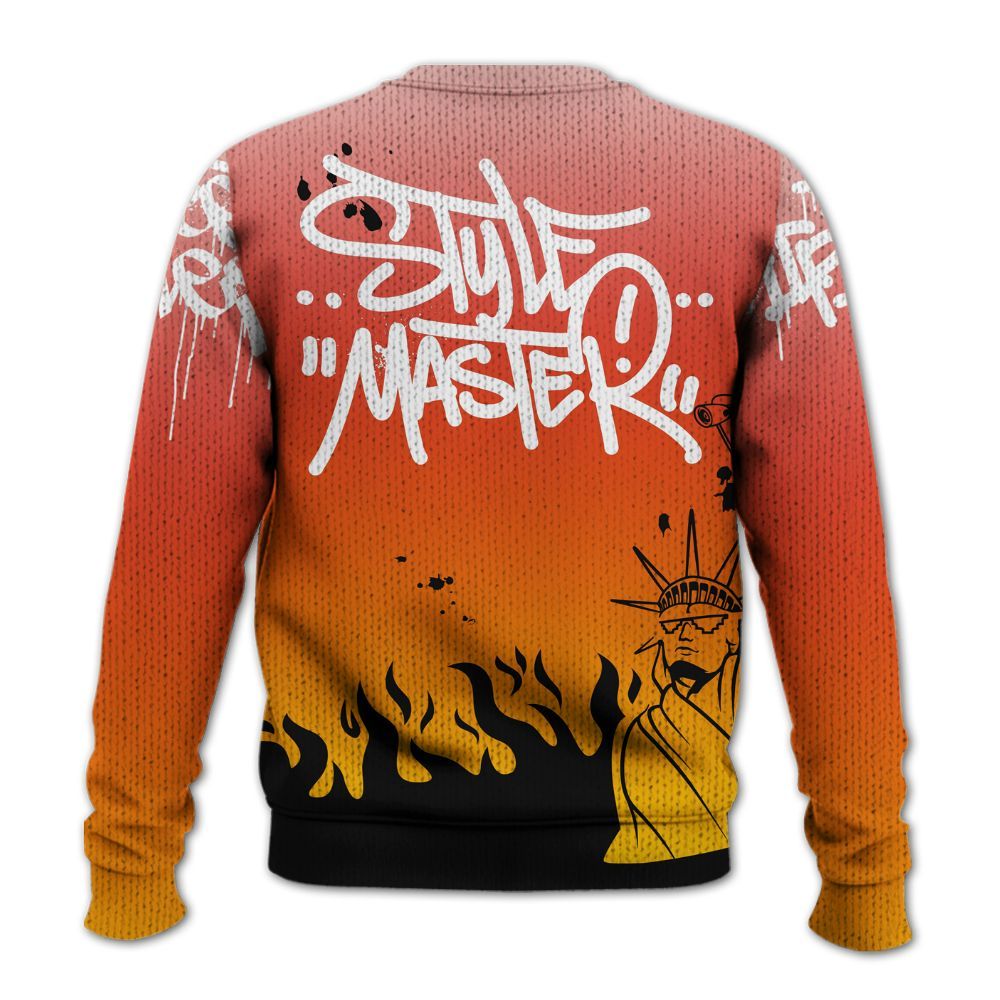 Knitted Sweater To Match Dunk High Candy Corn - Graphic Fck Around Find Out