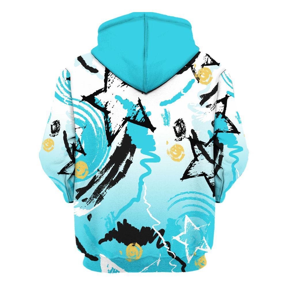 Hoodie To Match Retro Gamma Blue 11s - Grind Shine Later Drip All Over Print