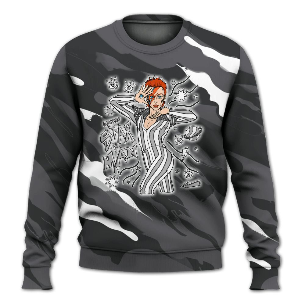 Sweatshirt To Match White Thunder 4s - Starmans Graphics Colored All Over Print