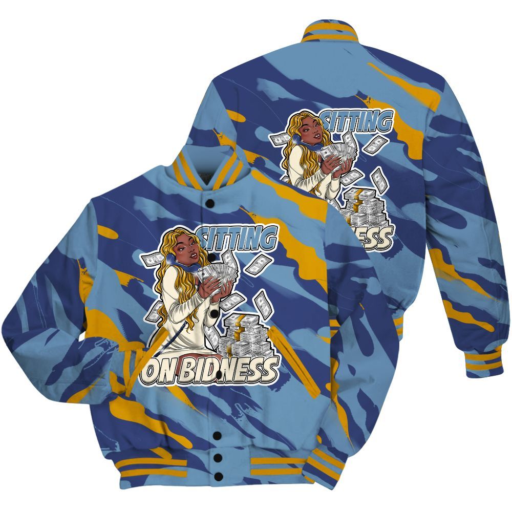 Varsity Jacket To Match High OG First In Flight 1s Shirt - Bidness Colored All Over Print
