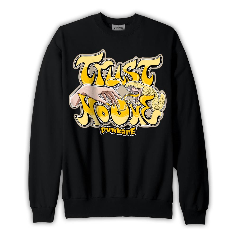 Sweatshirt To match Vivid Sulfur 4s Sweatshirt - Trust No One Graffiti Graphic 1605 NMP