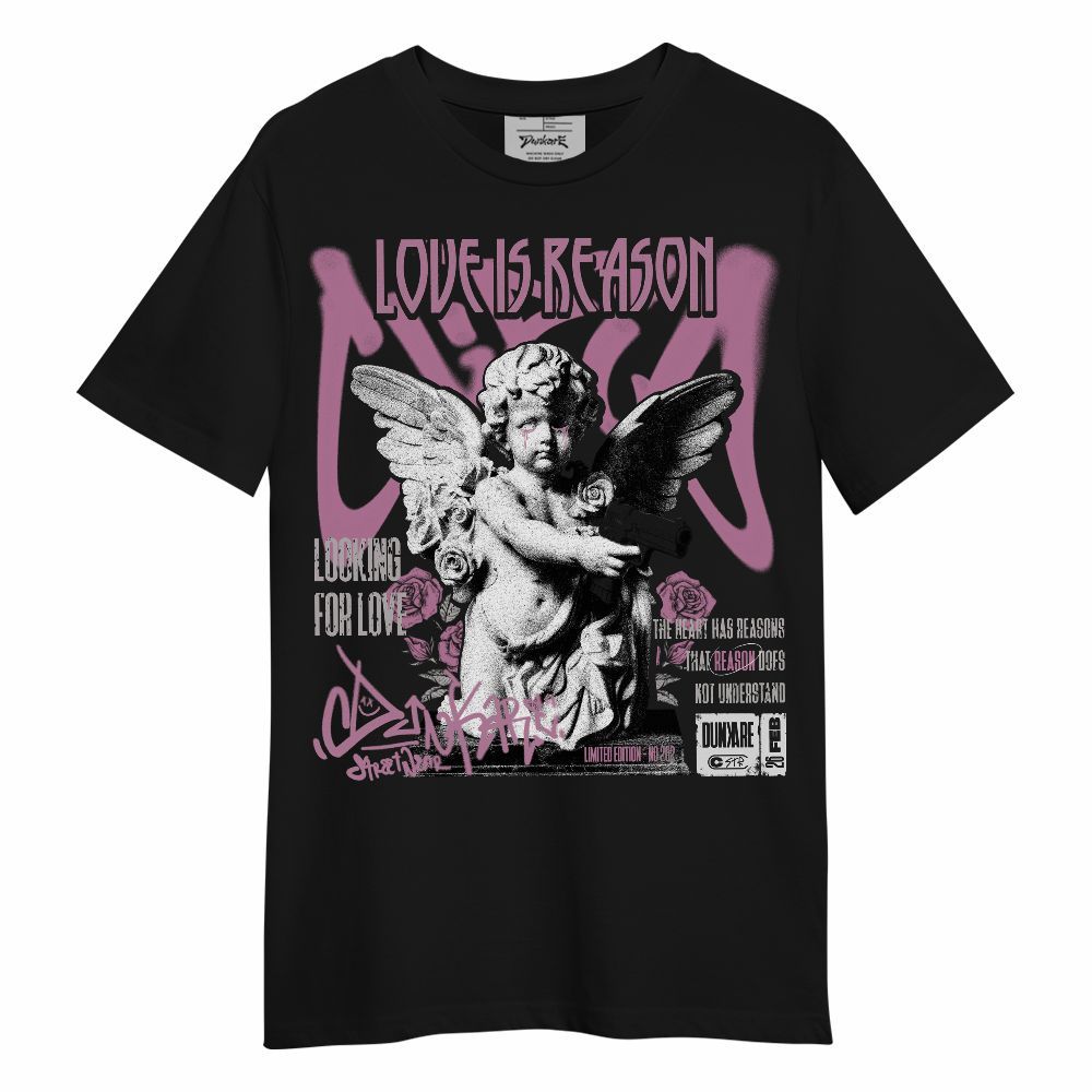 Shirt To Match Neutral Grey Black White Orchid 4s - Love Is Reason Unisex Shirt