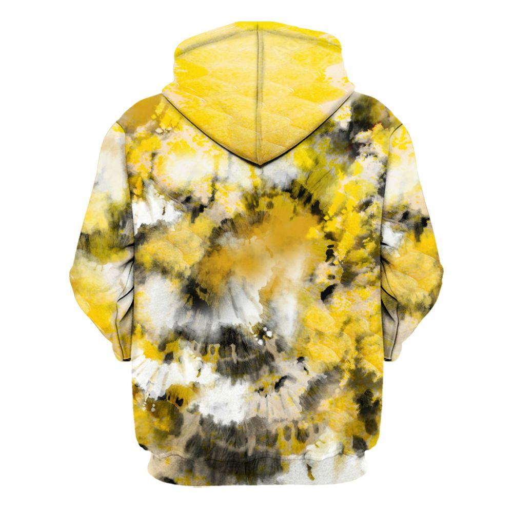 Hoodie To Match Low Yellow Python 11s - SNEAKER Girl Money Drip Tie Dye All Over Print