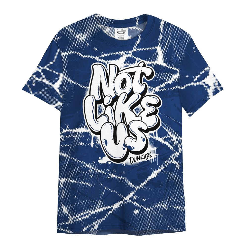 Shirt To Match High OG Deep Royal Blue 1s - None Like Us Graphic All Over Print