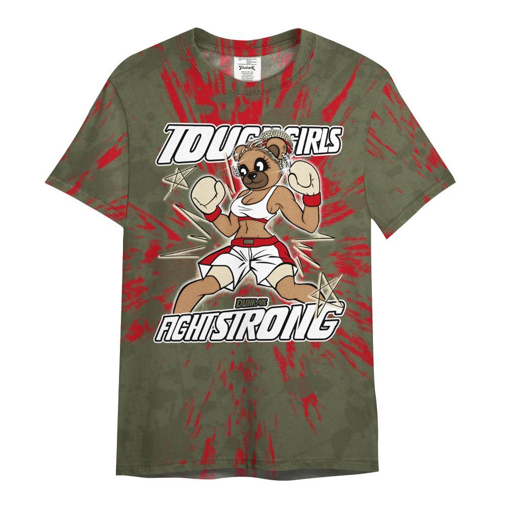 Shirt To Match Travis Scott Low OG Medium Olive 1s - Gritty Girls Bear Luxury All Over Print